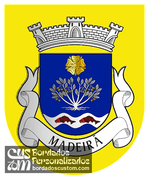 Emblema Bordado Freguesia de Madeirã (Oleiros, Castelo Branco)