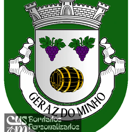Emblema Bordado Freguesia de Geraz do Minho (Póva de Lanhoso, Braga) 1