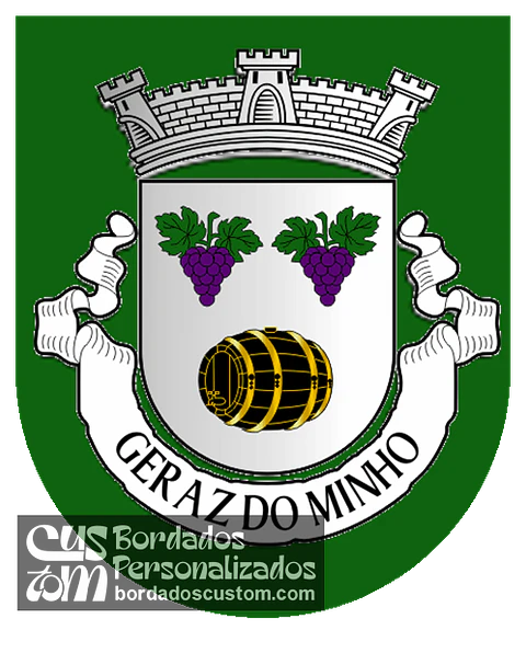 Emblema Bordado Freguesia de Geraz do Minho (Póva de Lanhoso, Braga)