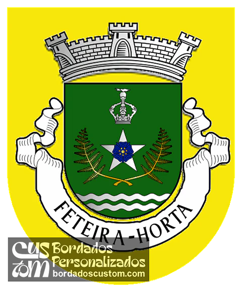 Emblema Bordado Freguesia de Feteira (Horta, Açores)