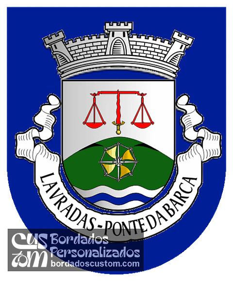 Emblema Bordado Freguesia de Lavradas (Ponte da Barca, Viana do Castelo)