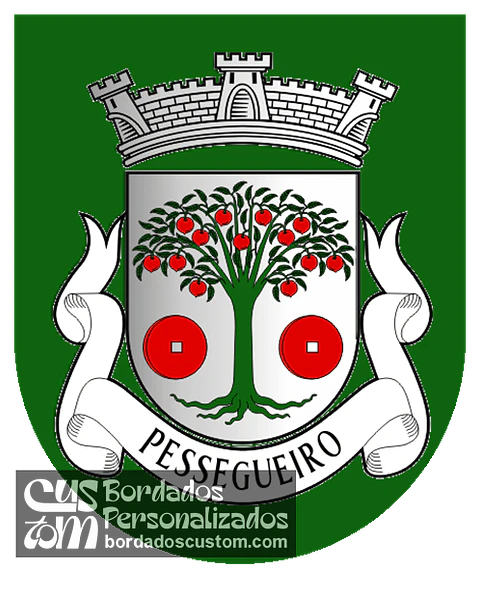 Emblema Bordado Freguesia de Pessegueiro (Pampilhosa da Serra, Coimbra)