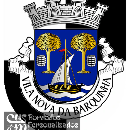 Emblema Bordado Município de Vila Nova da Barquinha (Santarém) 1