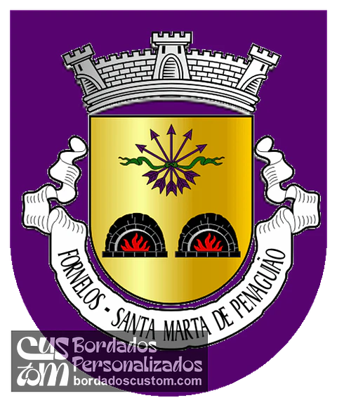 Emblema Bordado Antiga Freguesia de Fornelos (Santa Marta de Penaguião, Vila Real)