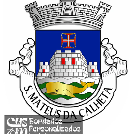 Emblema Bordado Freguesia de São Mateus da Calheta (Angra do Heroísmo, Açores) 1