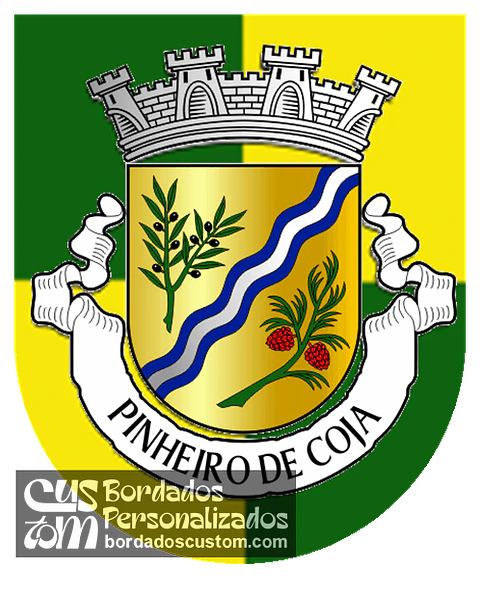 Emblema Bordado Antiga Freguesia de Pinheiro de Coja (Tábua, Coimbra)