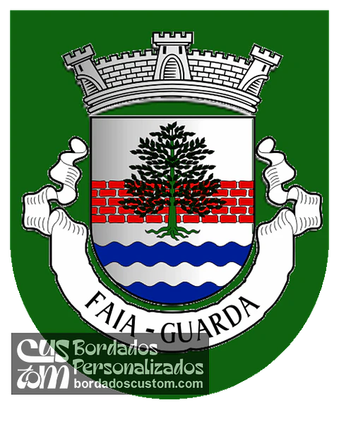 Emblema Bordado Freguesia de Faia (Guarda, Guarda)