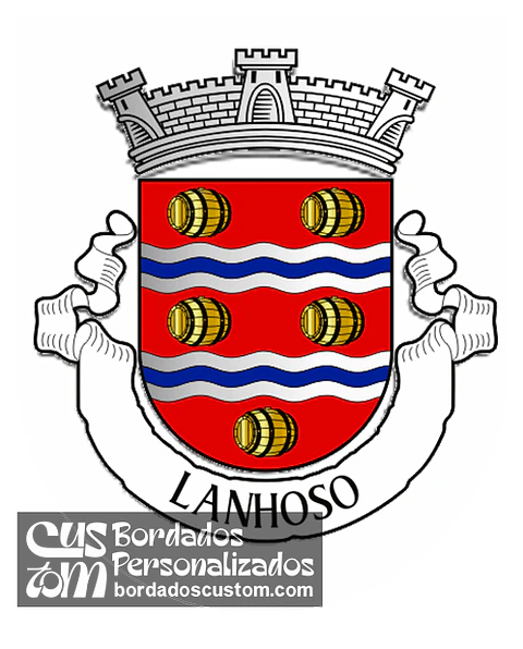 Emblema Bordado Freguesia de Lanhoso (Póva de Lanhoso, Braga)