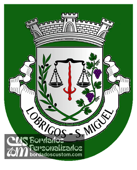 Emblema Bordado Antiga Freguesia de Lobrigos (São Miguel) (Santa Marta de Penaguião, Vila Real)