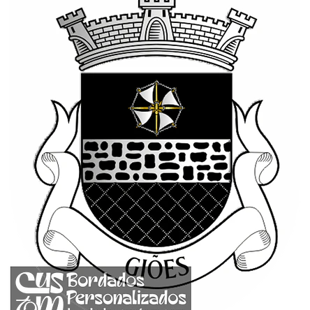 Emblema Bordado Freguesia de Giões (Alcoutim, Faro) 1
