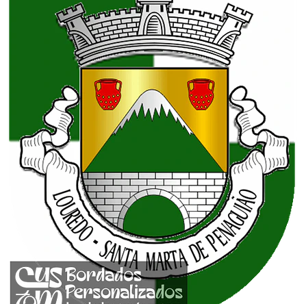 Emblema Bordado Antiga Freguesia de Louredo (Santa Marta de Penaguião, Vila Real) 1