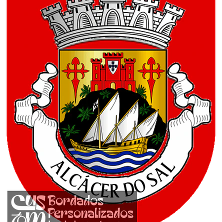 Emblema Bordado Município de Alcácer do Sal (Setúbal) 1