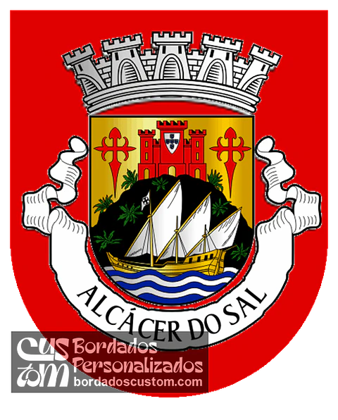 Emblema Bordado Município de Alcácer do Sal (Setúbal)