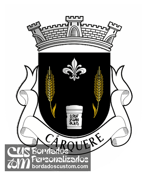 Emblema Bordado Freguesia de Cárquere (Resende, Viseu)