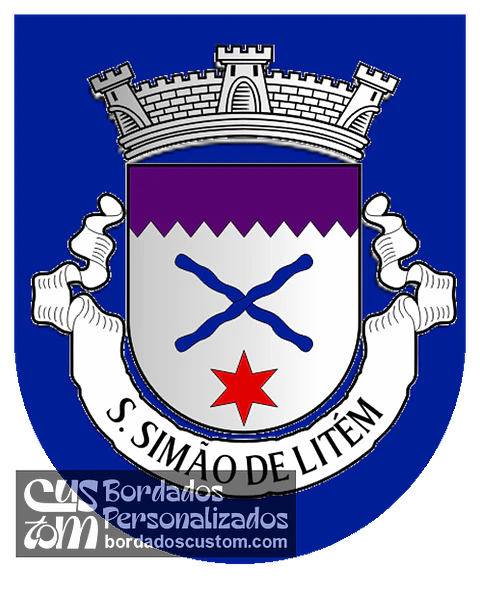 Emblema Bordado Antiga Freguesia de São Simão de Litém (Pombal, Leiria)