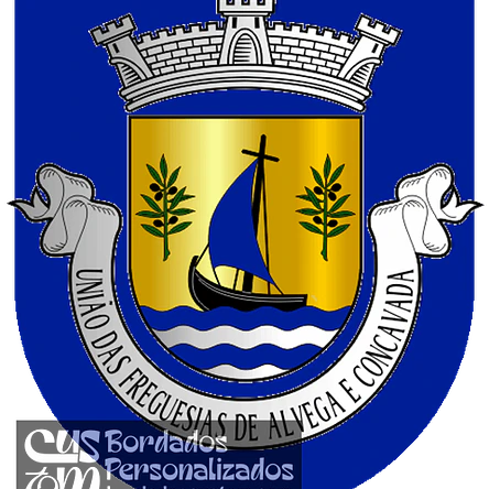 Emblema Bordado Freguesia de Alvega e Concavada (Abrantes, Santarém) 1