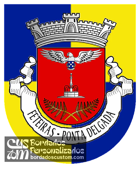 Emblema Bordado Freguesia de Feteiras (Ponta Delgada, Açores)