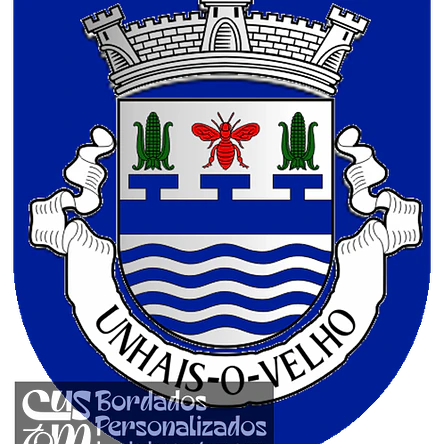 Emblema Bordado Freguesia de Unhais-o-Velho (Pampilhosa da Serra, Coimbra) 1