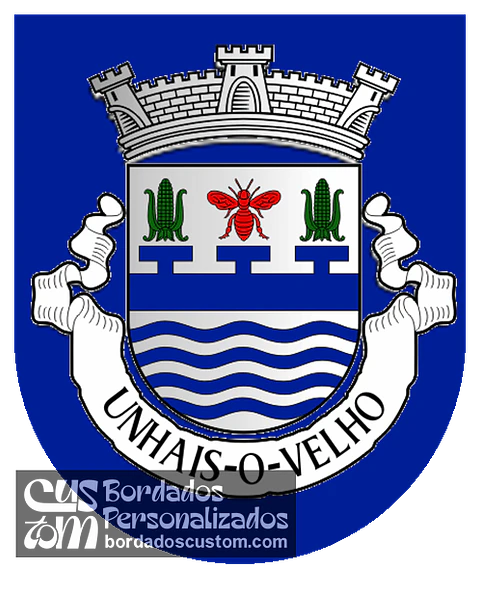 Emblema Bordado Freguesia de Unhais-o-Velho (Pampilhosa da Serra, Coimbra)