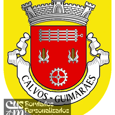 Emblema Bordado Antiga Freguesia de Calvos (Guimarães, Braga) 1