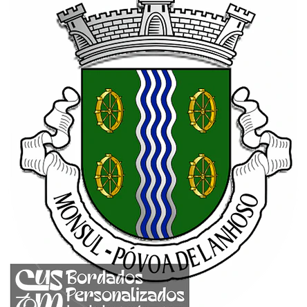 Emblema Bordado Freguesia de Monsul (Póva de Lanhoso, Braga) 1