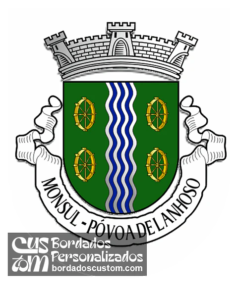Emblema Bordado Freguesia de Monsul (Póva de Lanhoso, Braga)