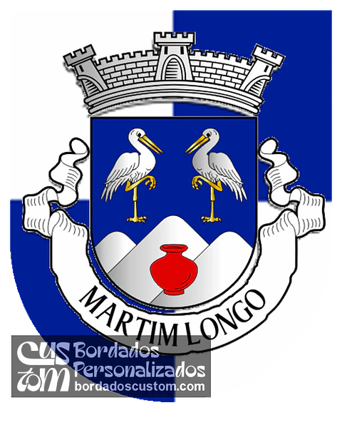 Emblema Bordado Freguesia de Martim Longo (Alcoutim, Faro)