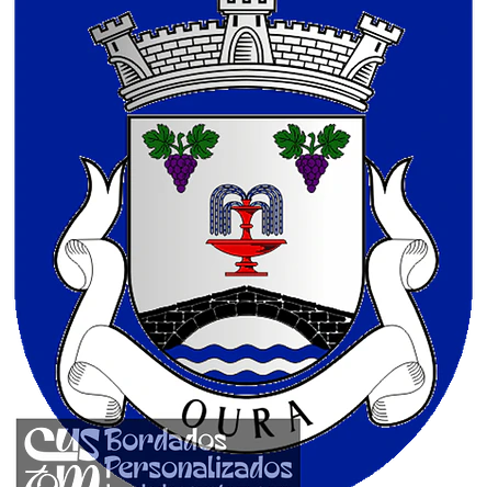 Emblema Bordado Freguesia de Oura (Chaves, Vila Real) 1