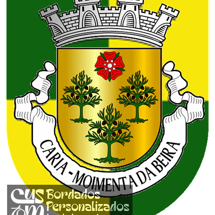 Emblema Bordado Freguesia de Caria (Moimenta da Beira, Viseu) 1