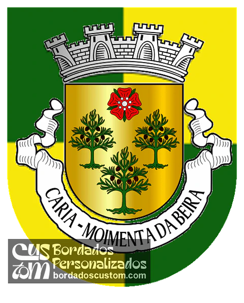 Emblema Bordado Freguesia de Caria (Moimenta da Beira, Viseu)