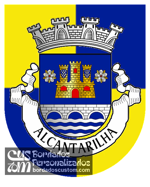 Emblema Bordado Antiga Freguesia de Alcantarilha (Silves, Faro)