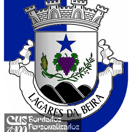 Emblema Bordado Freguesia de Lagares da Beira (Oliveira do Hospital, Coimbra) 1