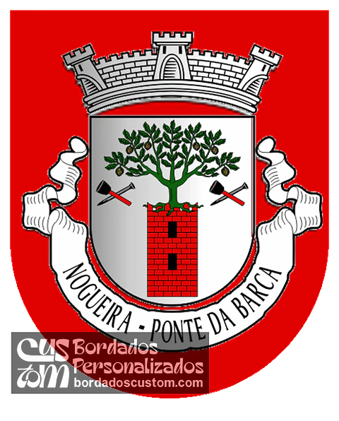 Emblema Bordado Freguesia de Nogueira (Ponte da Barca, Viana do Castelo)