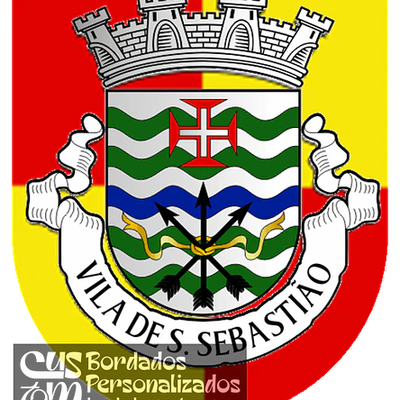 Emblema Bordado Freguesia de Vila de São Sebastião (Angra do Heroísmo, Açores) 1