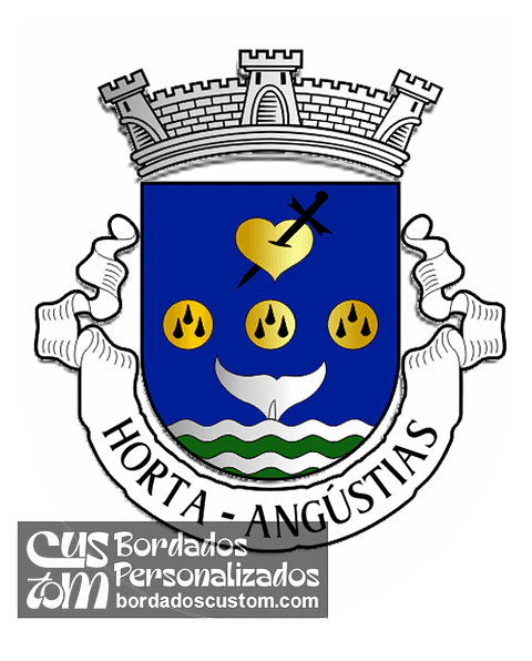 Emblema Bordado Freguesia de Horta (Angústias) (Horta, Açores)
