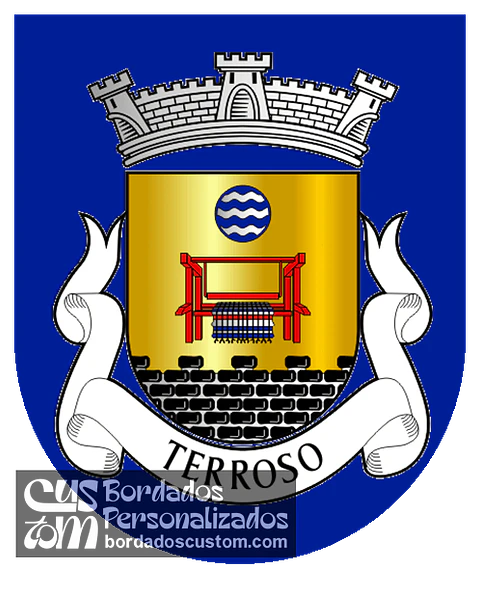Emblema Bordado Antiga Freguesia de Terroso (Póvoa de Varzim, Porto)