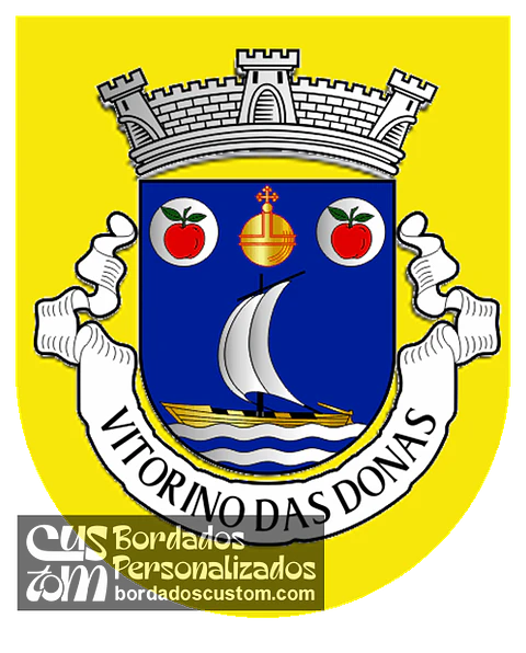Emblema Bordado Freguesia de Vitorino das Donas (Ponte de Lima, Viana do Castelo)