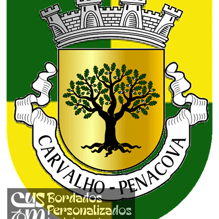 Emblema Bordado Freguesia de Carvalho (Penacova, Coimbra) 1