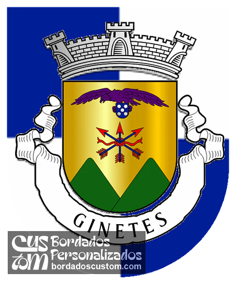 Emblema Bordado Freguesia de Ginetes (Ponta Delgada, Açores)