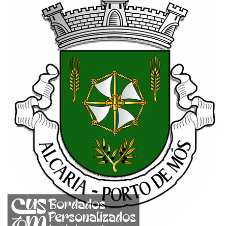 Emblema Bordado Antiga Freguesia de Alcaria (Porto de Mós, Leiria) 1