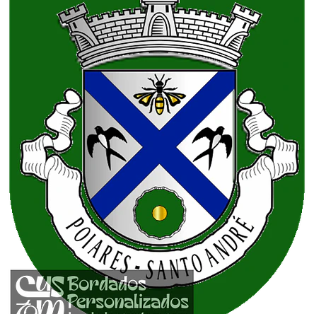 Emblema Bordado Freguesia de Poiares (Santo André) (Vila Nova de Poiares, Coimbra) 1