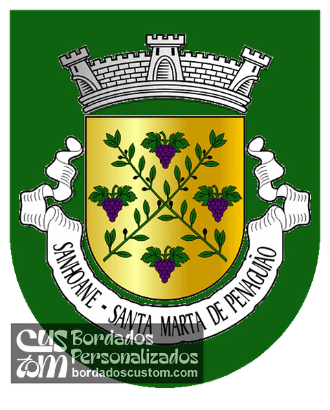 Emblema Bordado Antiga Freguesia de Sanhoane (Santa Marta de Penaguião, Vila Real)