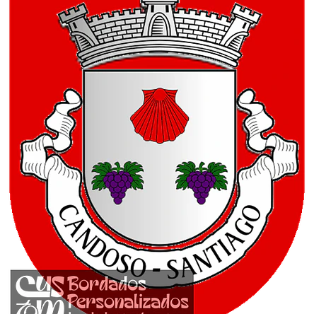 Emblema Bordado Antiga Freguesia de Candoso (Santiago) (Guimarães, Braga) 1