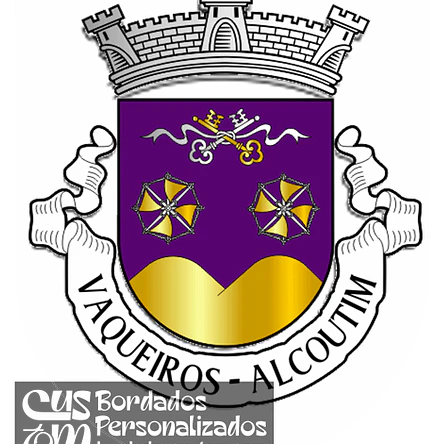 Emblema Bordado Freguesia de Vaqueiros (Alcoutim, Faro) 1