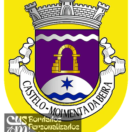 Emblema Bordado Freguesia de Castelo (Moimenta da Beira, Viseu) 1