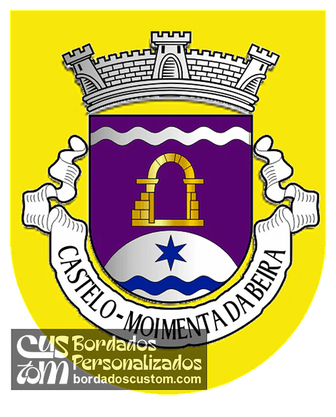Emblema Bordado Freguesia de Castelo (Moimenta da Beira, Viseu)