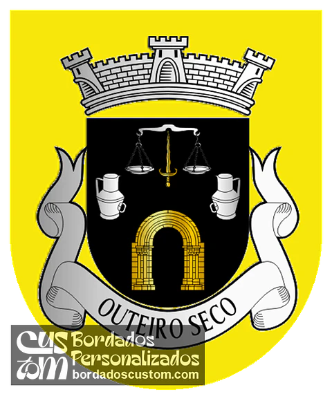 Emblema Bordado Freguesia de Outeiro Seco (Chaves, Vila Real)