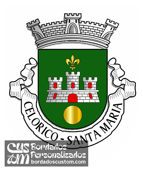 Emblema Bordado Antiga Freguesia de Celorico (Santa Maria) (Celorico da Beira, Guarda)