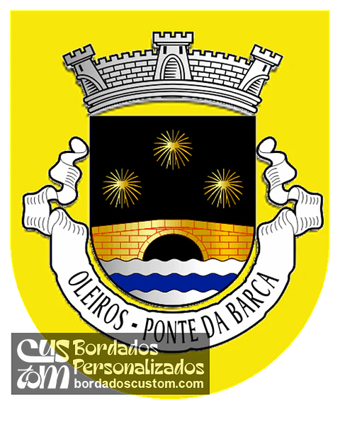 Emblema Bordado Freguesia de Oleiros (Ponte da Barca, Viana do Castelo)
