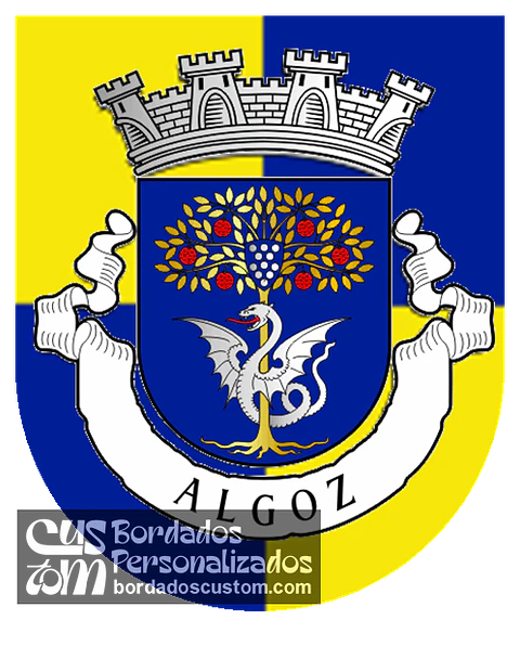 Emblema Bordado Antiga Freguesia de Algoz (Silves, Faro)